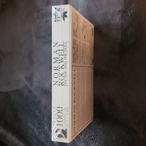 Brand New in box Norman Rockwell Puzzle 26.75 x 19 inches. Vintage 1995 puzzle. - Picture 4 of 5